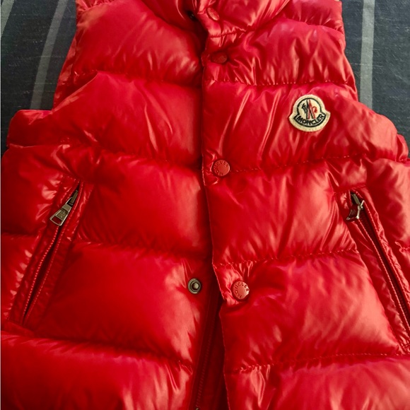 Moncler Puffer Vest | Toddler | Size 18-24 | Red - Picture 2 of 5